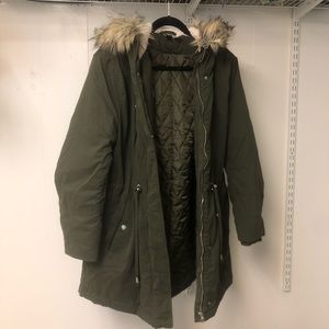 Jacket with Fur Hood